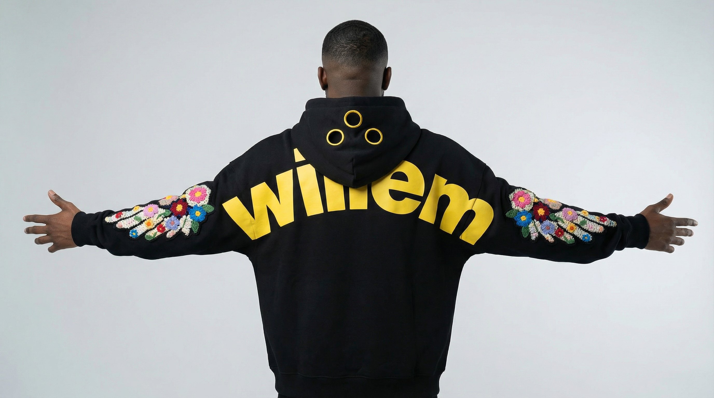 Limited Edition Collection โ Willem hoodie with floral embroidery